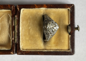 Luxusní art deco platinový prsten s velkým přírodním diamantem - 2,30 ct (3).JPG
