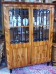 Biedermeier cherry corner cupboard