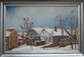 Frantisek Michl - Winter in the village