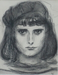 Frantisek Xaver Naske - Head of a girl
