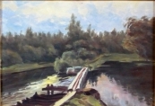 At the weir
