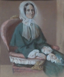 Sitting lady