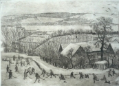 Jindrich Mahelka - Children at the ice rink