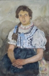 Frantisek Hlavica - Peasant girl