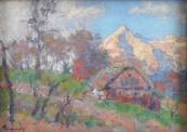 Summer mountain landscape