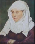Robert Campin - Portrait of woman a copy