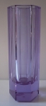 Violet vase - Moser