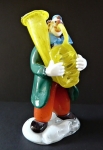 Clown with a tuba