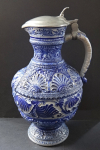 Renaissance a tankard with pewter lid