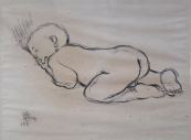 Leo Haas - Sleeping toddler