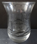 Cups with characters painted schwarzlot