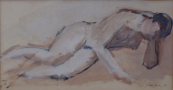 Rene Sebestik - Reclining Nude Girls