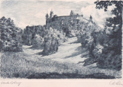 View of castle with fortification