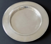 Round Silver Plated Tray - William Hutton & Sons.