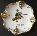 Bowl with knight on horseback - Rosenthal