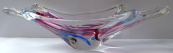 Bowl of blown glass - Max Verboeket, Kristalunie Maastricht