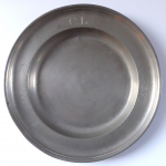 Large pewter plate - Joseph Stephan Platzer, year 1773