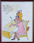 In the office - Vlasta