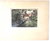 Bohuslav Knobloch - Creek at the cottage