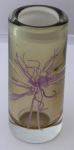 Vase with a pink and white flower - Petr Hora, Skrdlovice