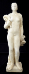 Nude girl with sickle and grain