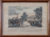 Alarm of a hydrogen balloon crash on August 27, 1783 Gonesse in France