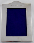Silver photo frame - London, 1902