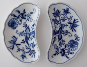 Two kidney-shaped bowls - Meissen, Teichert