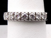 Ring with seven diamonds 0.40 ct - Girgio Visconti, Italy