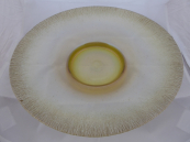 Bowl, yellow iridescent glass - Myra, WMF