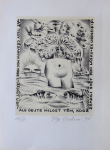 Olga Cechova - Ex libris F. P.