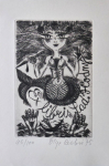 Olga Cechova - Ex libris Lad. Hodny
