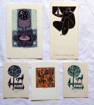 Miroslav Houra - 3x Ex libris JS, PF 1979, untitle