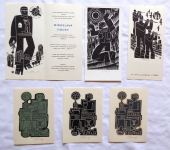 Miroslav Houra - 3 x Exlibris, Invitation, PF 1979, Solstice 