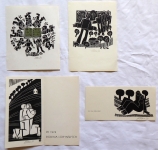 Miroslav Houra - PF 1976, PF 1978, 21. IX. 76, Ex libris