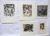 Olga Cechova - 5 x Ex libris 