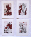 Pavel Roucka - 3 x PF 1980, 1 x ex libris 