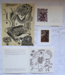 Olga Cechova - Solstice, PF 1982, Invitation, Satyr