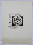Jaroslav Kaiser - Commemorative card for the evening on serigraphy 