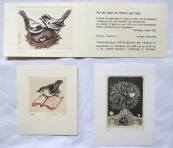 Rudolf Broulim - Two Exlibris, Announcements, Hermi van Oss 