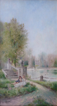 Leopold Burger - Romantic meeting in the castle park