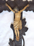 Hanging Crucifix on a decorative cross