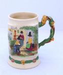 Tankard with characters and melody - Llwyn On, Stoke on Trent, Staffordshire