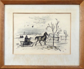 Vojtech Sedlacek - Horse with sledge