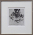 Signature illegible - At the table