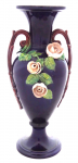 Blue vase with embossed roses - Bloch, Eichenwald