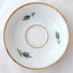 Meissen antique saucer with roses