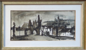 Rubes - On the Charles Bridge overlooking Hradcany
