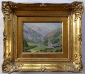 Thiele - View of Heiligenblut and Grossglockner