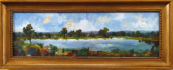Jan Krahulik - Landscape with a pond